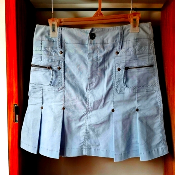 Vintage San Francisco Baby Blue 2 Piece Jacket & Pleated Skirt Set - Picture 5 of 15